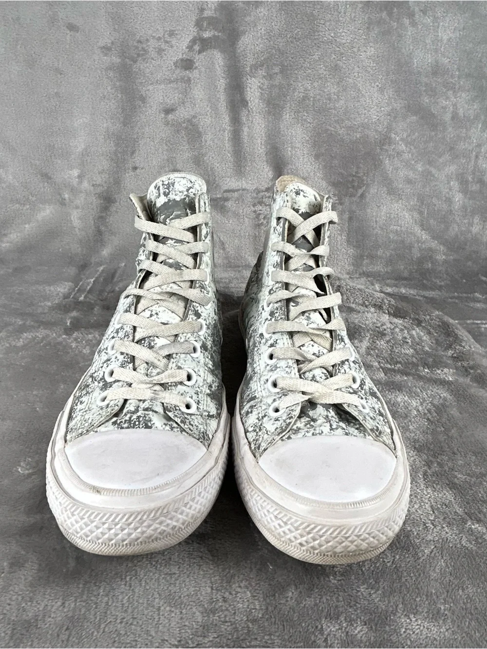 Converse All Stars Chuck Taylor II Lunarlon Mens 9.5 W 11 Gray Reflective Hi Top